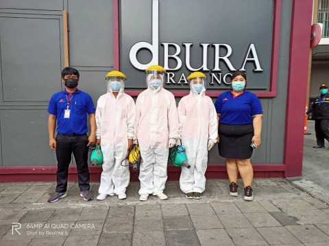 พ่นฆ่าเชื้อโควิด 19